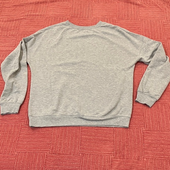 Disney Mickey Mouse vintage look Gray Sweatshirt women’s size large - Picture 4 of 14